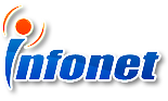 Logo Công ty CP Công nghệ Mạng và Truyền thông (INFONET)