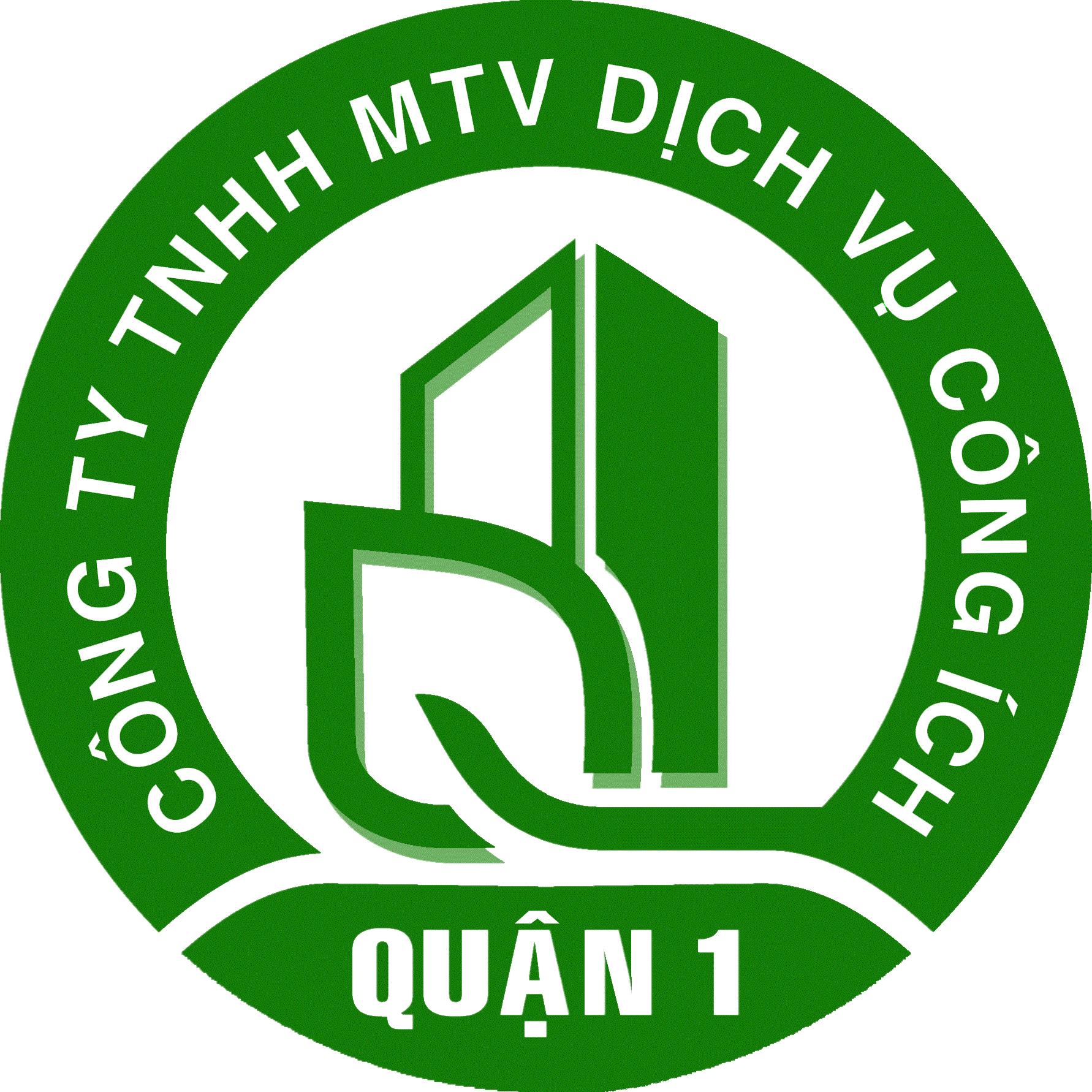 Logo Công ty TNHH Một thành viên Dịch vụ Công Ích Quận 1