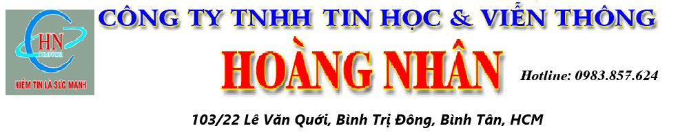 Logo Công Ty TNHH Thương Mại Dịch Vụ Tin Học & Viễn Thông Hoàng Nhân 