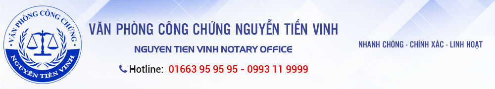 Logo Văn phòng công chứng Nguyễn Tiến Vinh