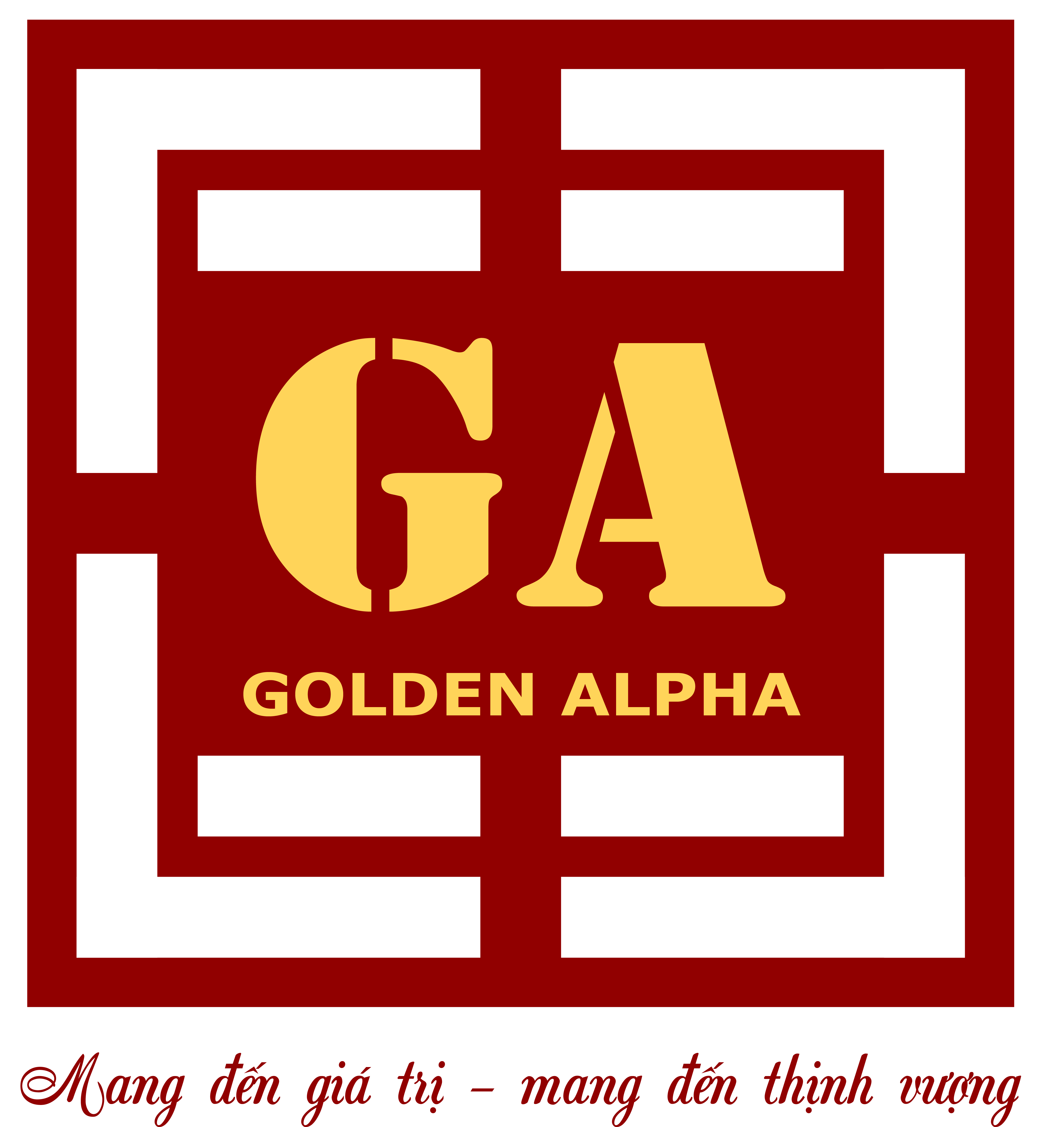 Logo Công ty TNHH Đầu Tư và Phát Triển BĐS Golden Alpha